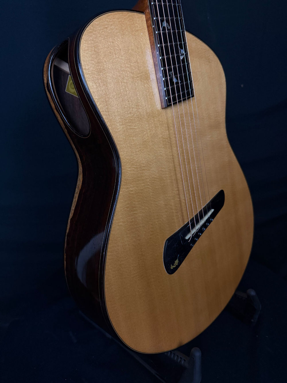 2015 Tom Bills Genesis II #1805 acoustic guitar binding