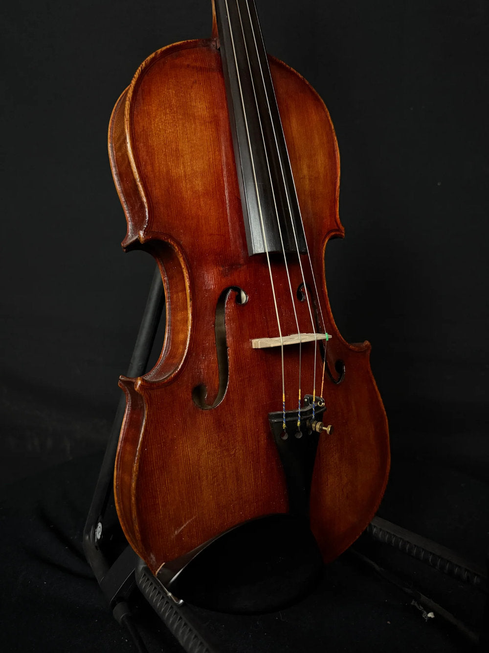 Circa 1900 German "Lions Head" violin restored by Larry Brown