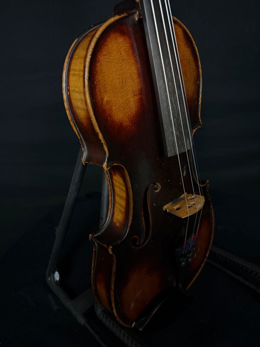 Circa 1900 Mittenwald "Calico" Violin bridge