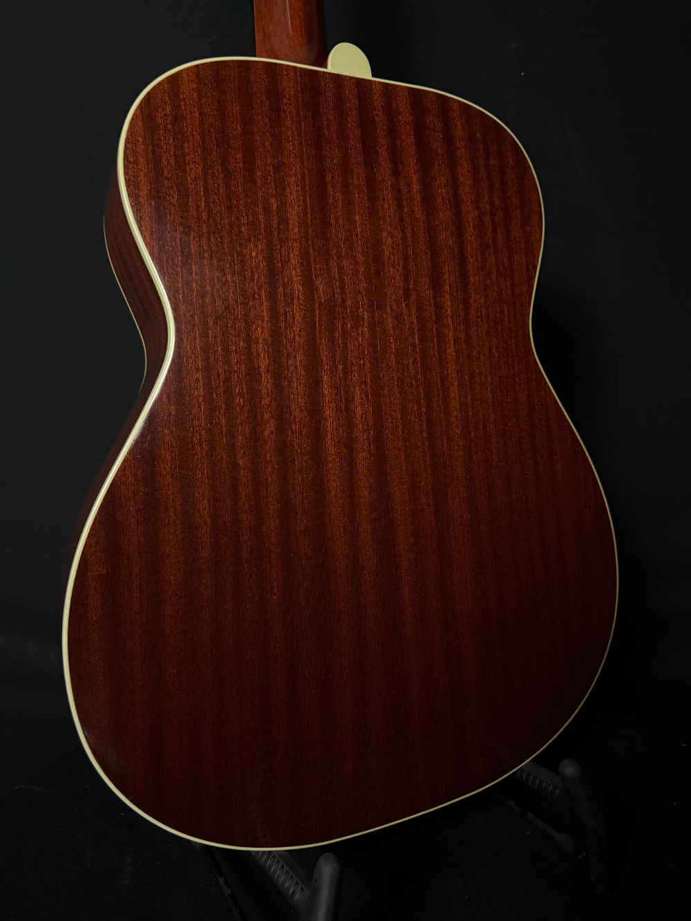 Circa 1965 Tarrega FT-112 classical guitar back panel.