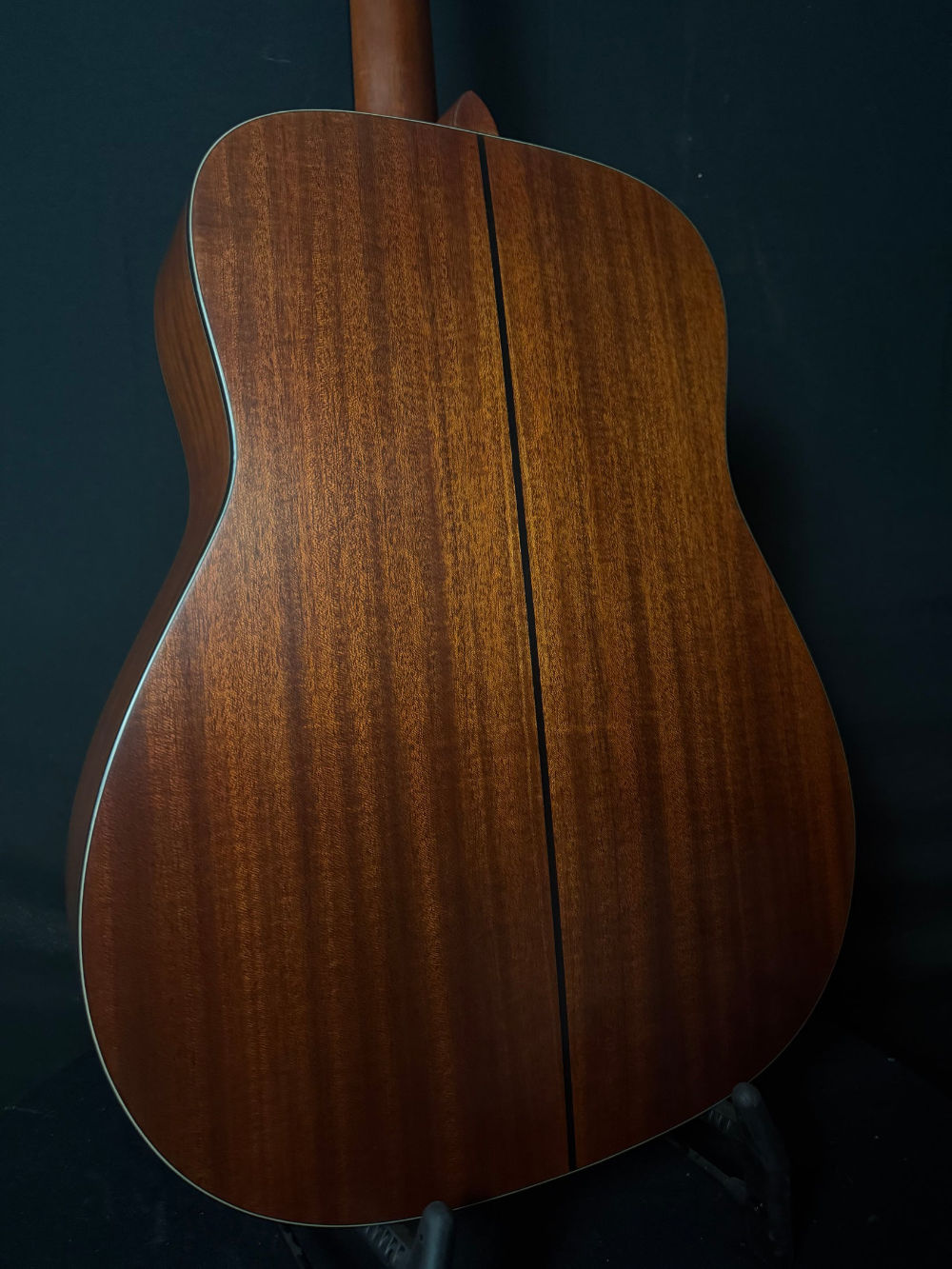 Yamaha FG5 Red Label Reissue acoustic guitar back panel