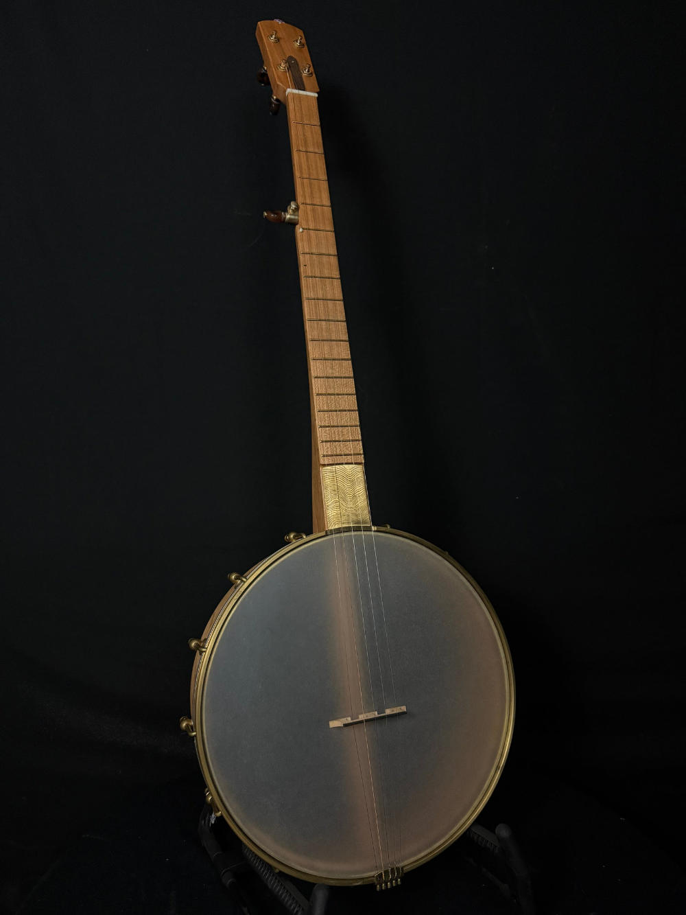 tone ring and head of 12 inch noon day banjo serial #007