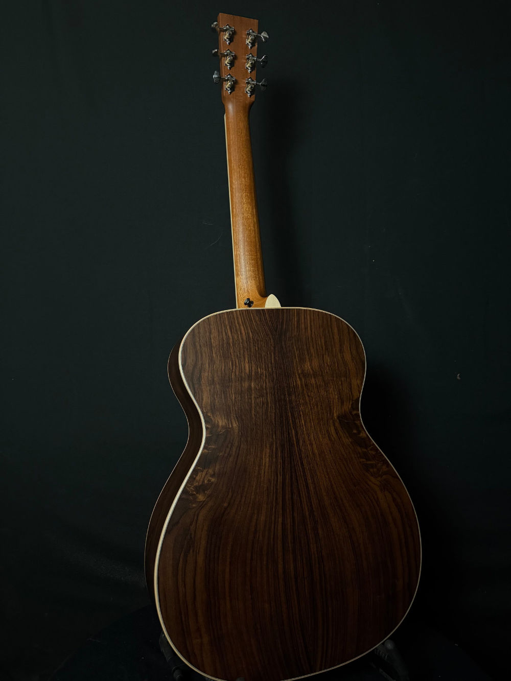 2018 Larrivée OM40 Figured Indian Rosewood Custom acoustic guitar back