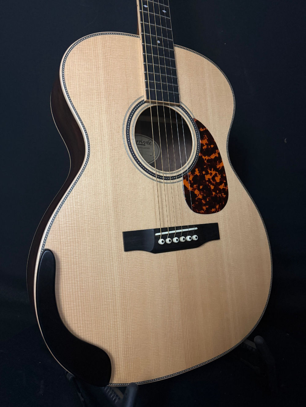 2018 Larrivée OM40 Figured Indian Rosewood Custom acoustic guitar body