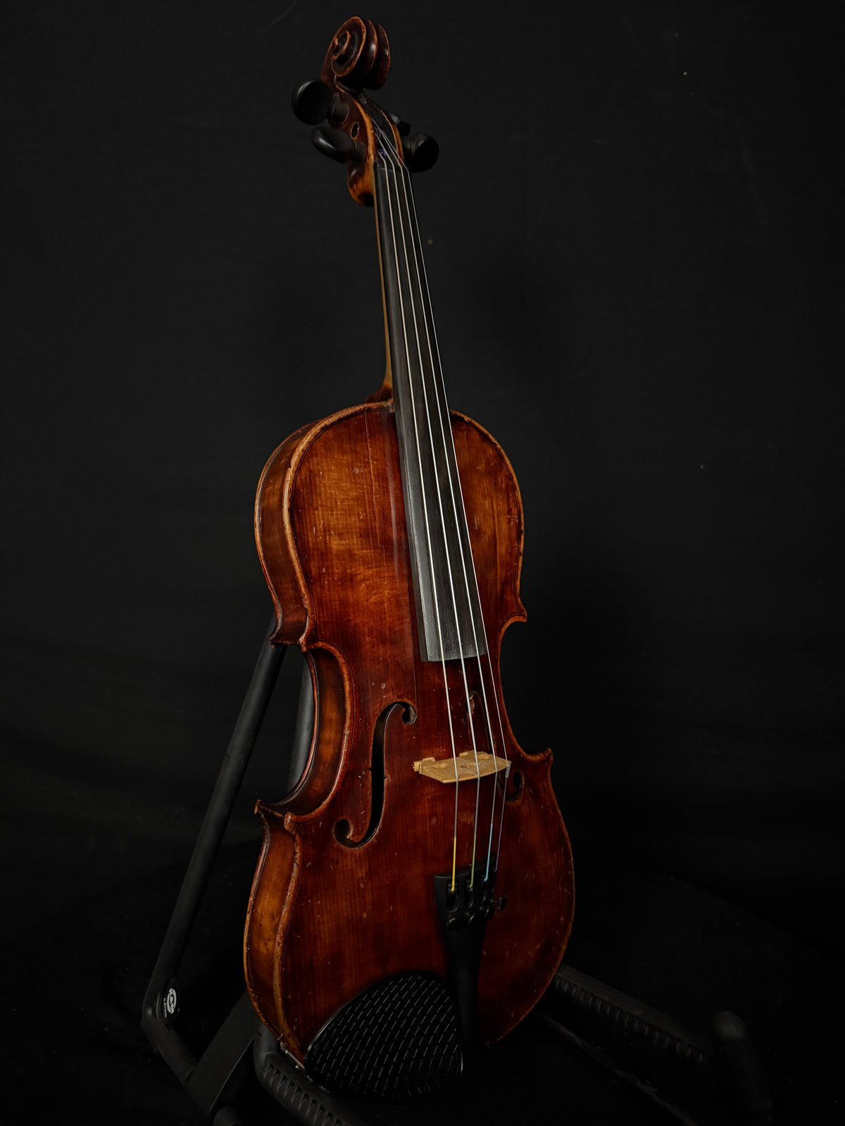 7/8th's German Violin signed by Grammy-winning Bluegrass artists