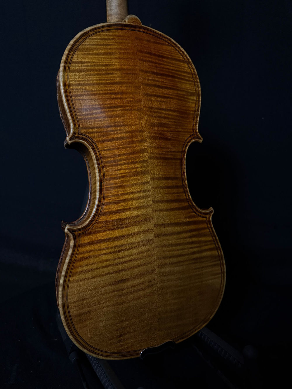 Circa 1900 German Workshop Magginni Copy violin back panel