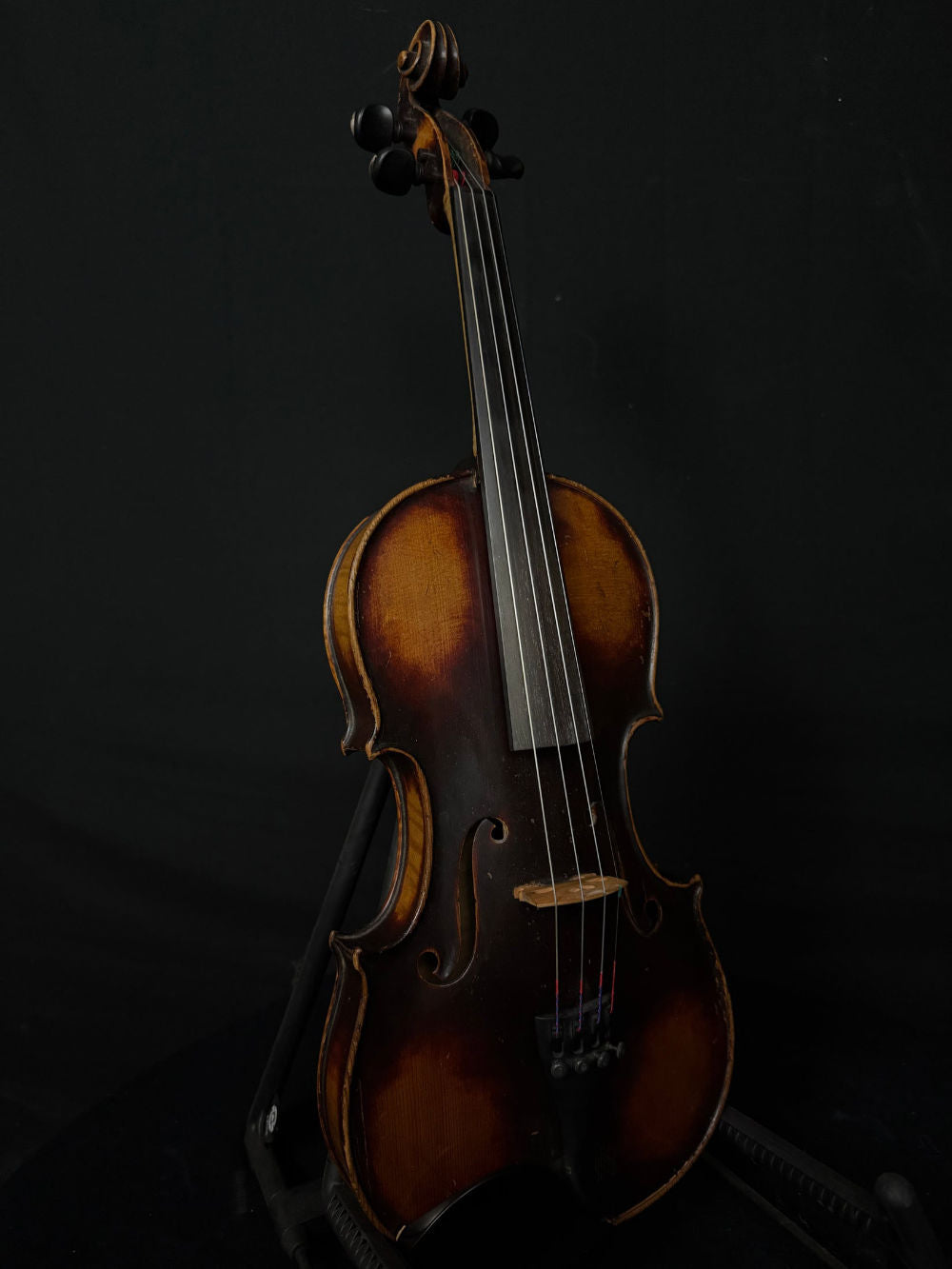 Circa 1900 Mittenwald "Calico" Violin body