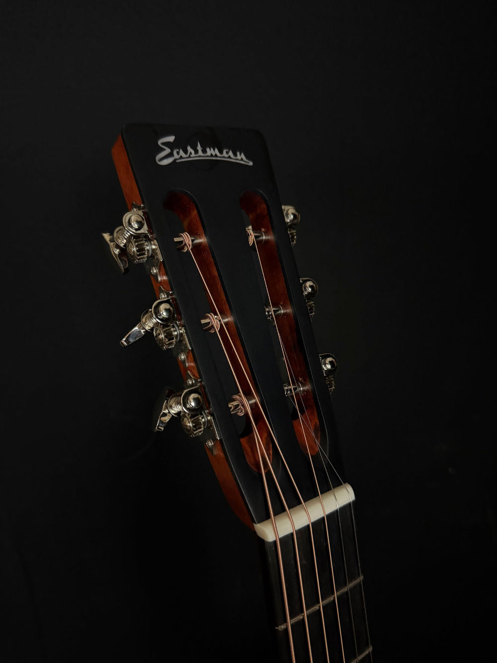 Eastman E1-P-CLA Parlor guitar headstock