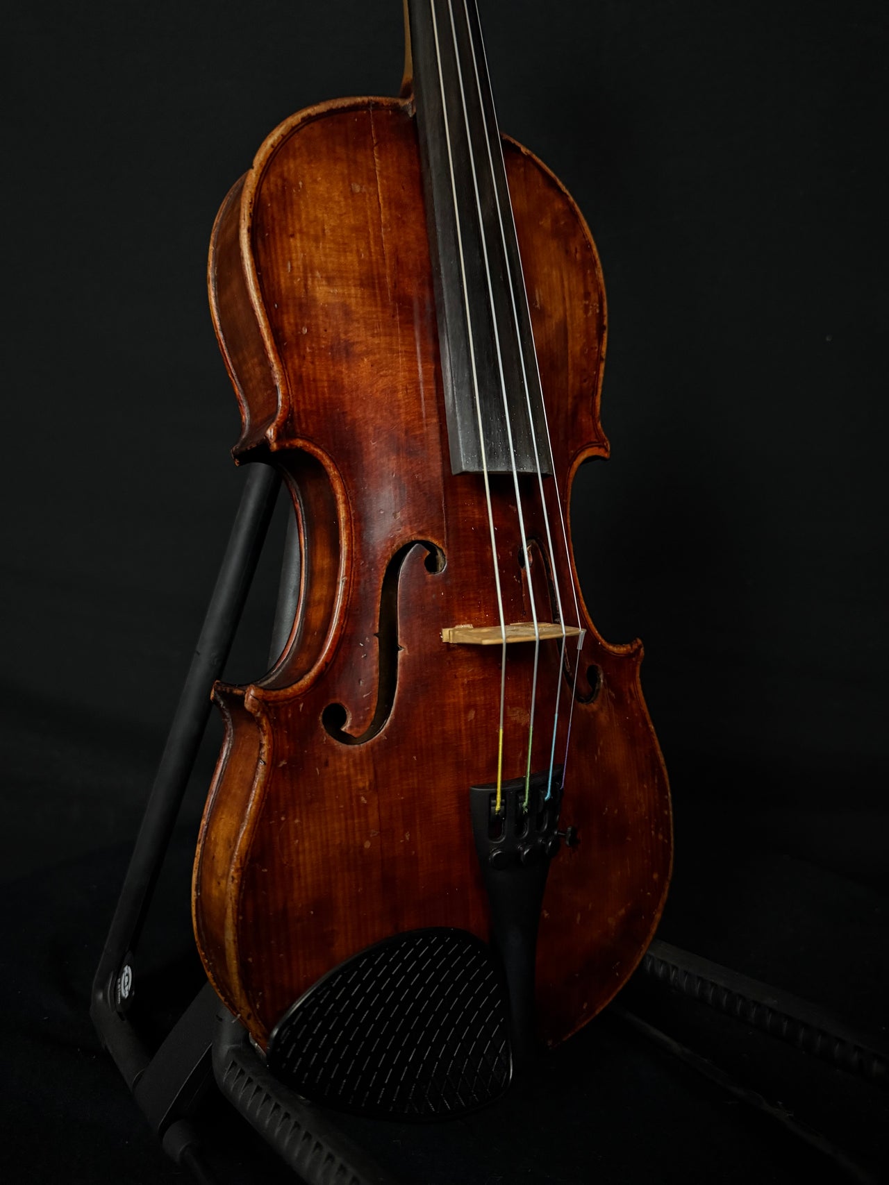 7/8th's German Violin signed by Grammy-winning Bluegrass artists