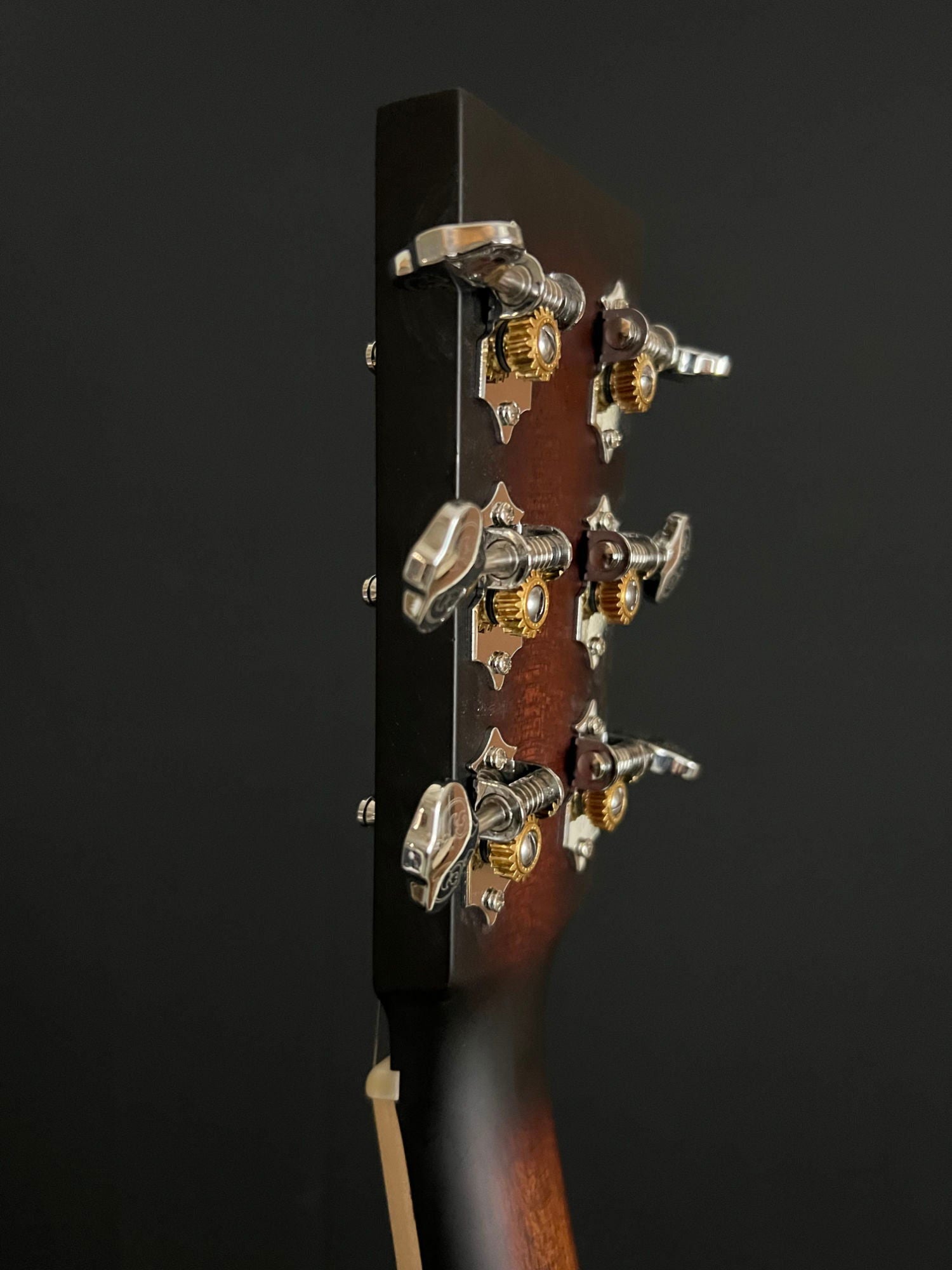 Larrivée D40 MH Full Sunburst Mahogany top pyramid bridge - Acoustic Corner