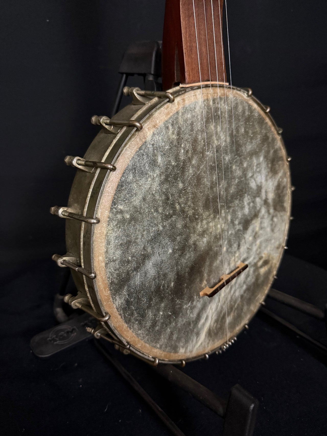 Circa 1890's Buckbee open back banjo