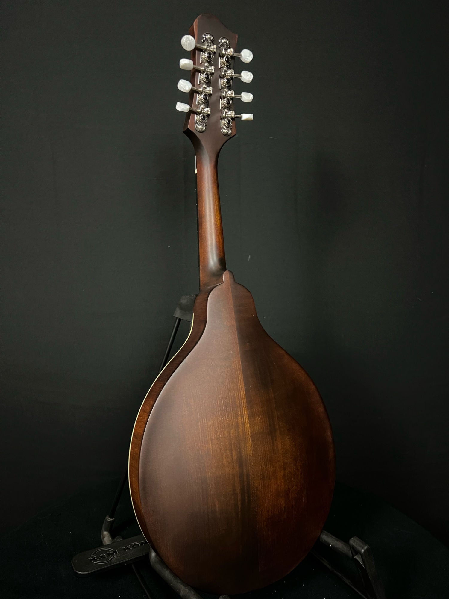 back of Eastman MD304 A-style mandolin
