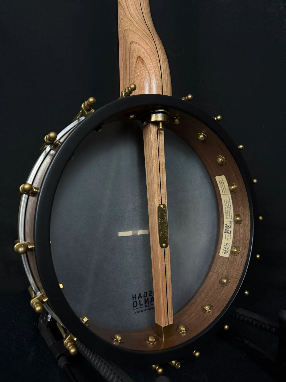 Pisgah Banjo Company Roscoe back of walnut tone ring